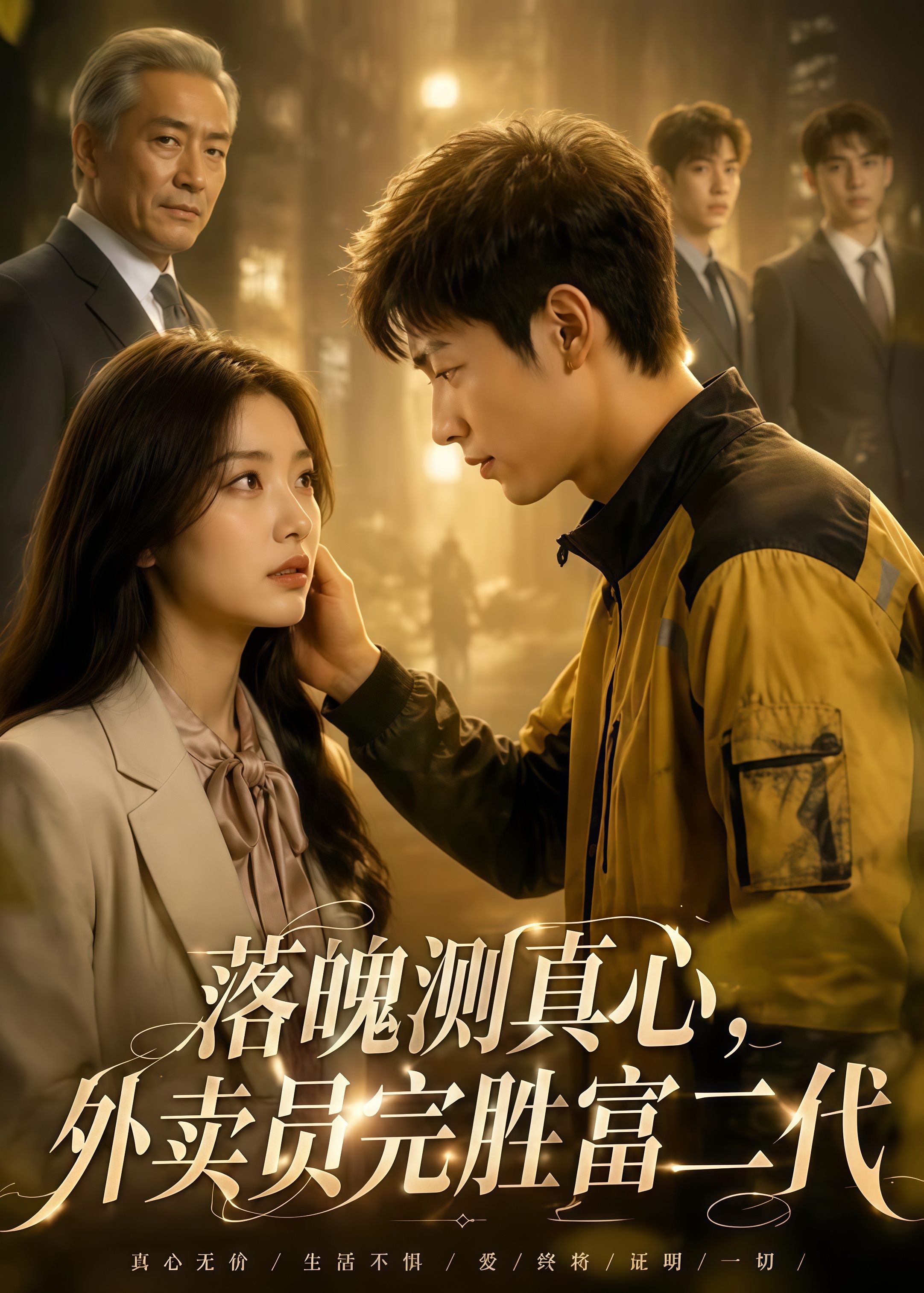 落魄测真心，外卖员完胜富二代(全集)
